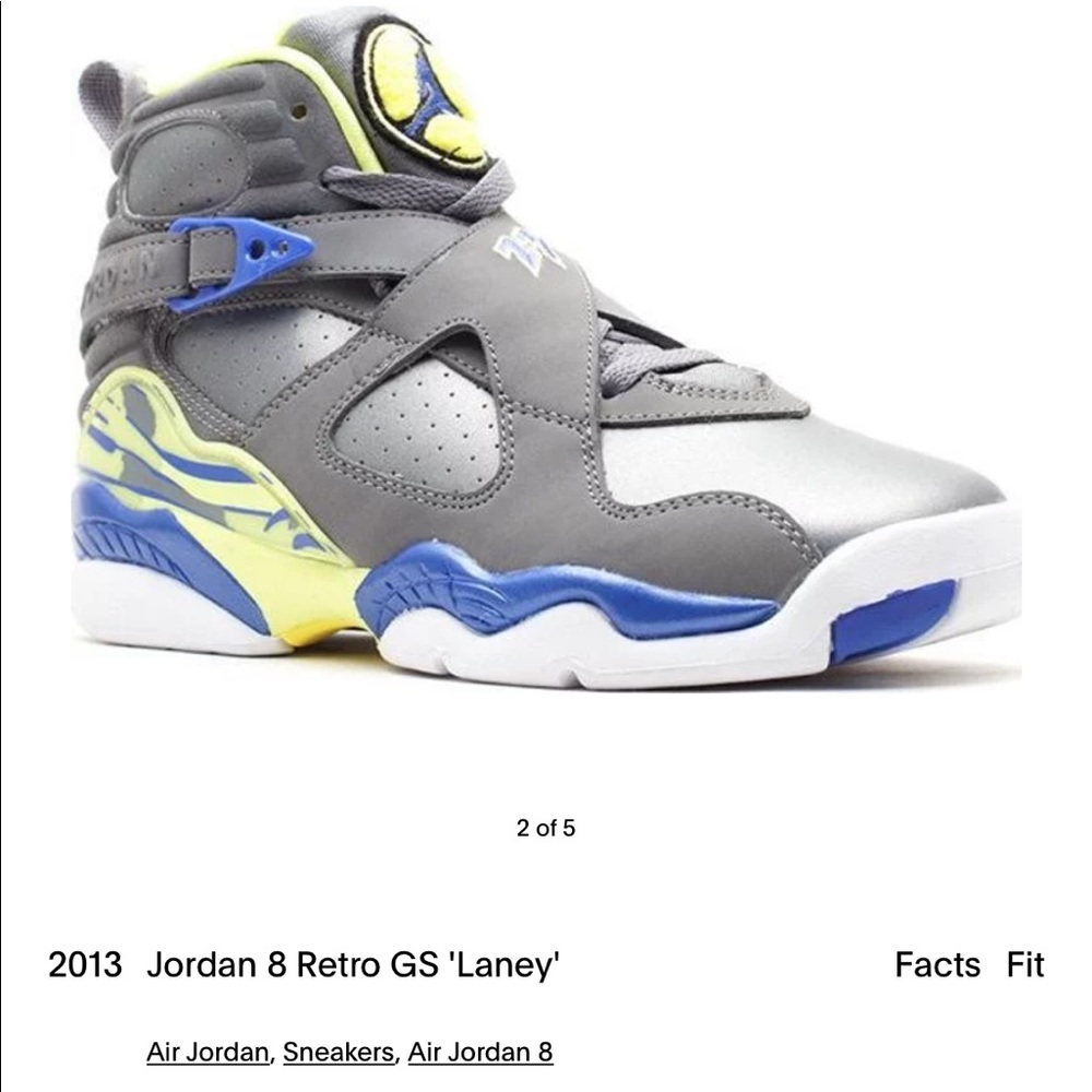 Jordan 8 Laneys - Picture 15 of 16